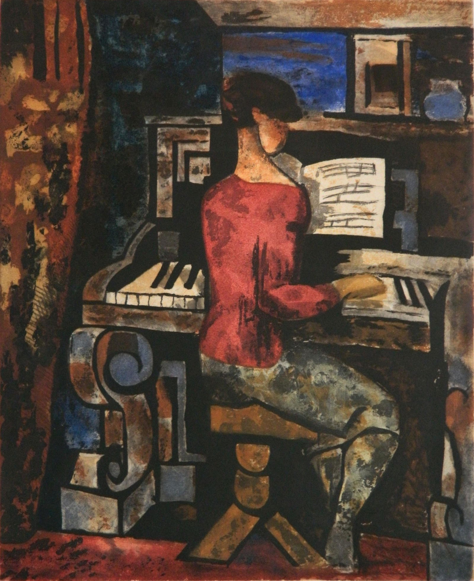 Jacques Villon etching (1 of 4)