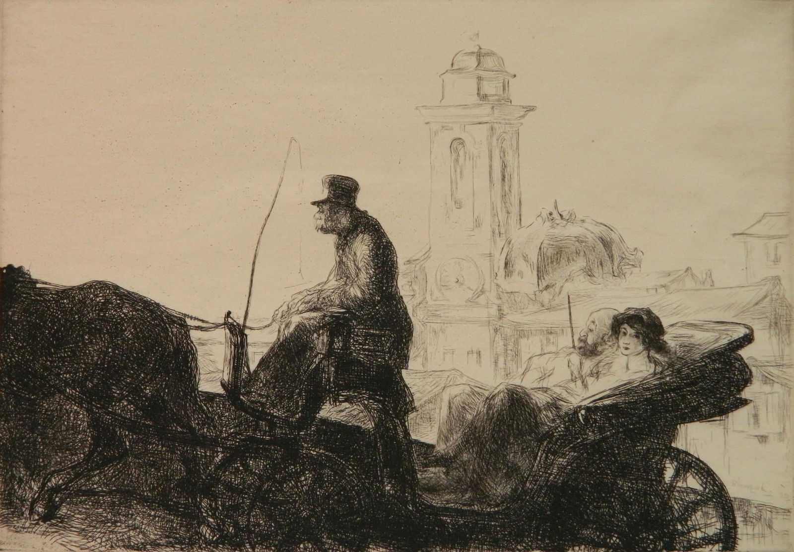 Edmund Blampied etching (1 of 4)
