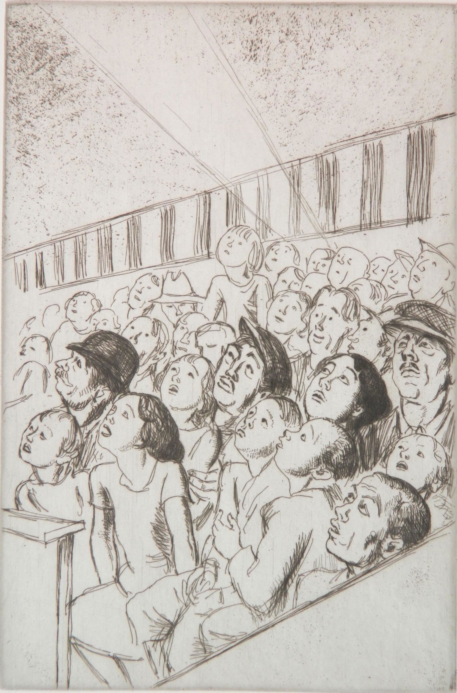 Dame Laura Knight drypoint (1 of 4)