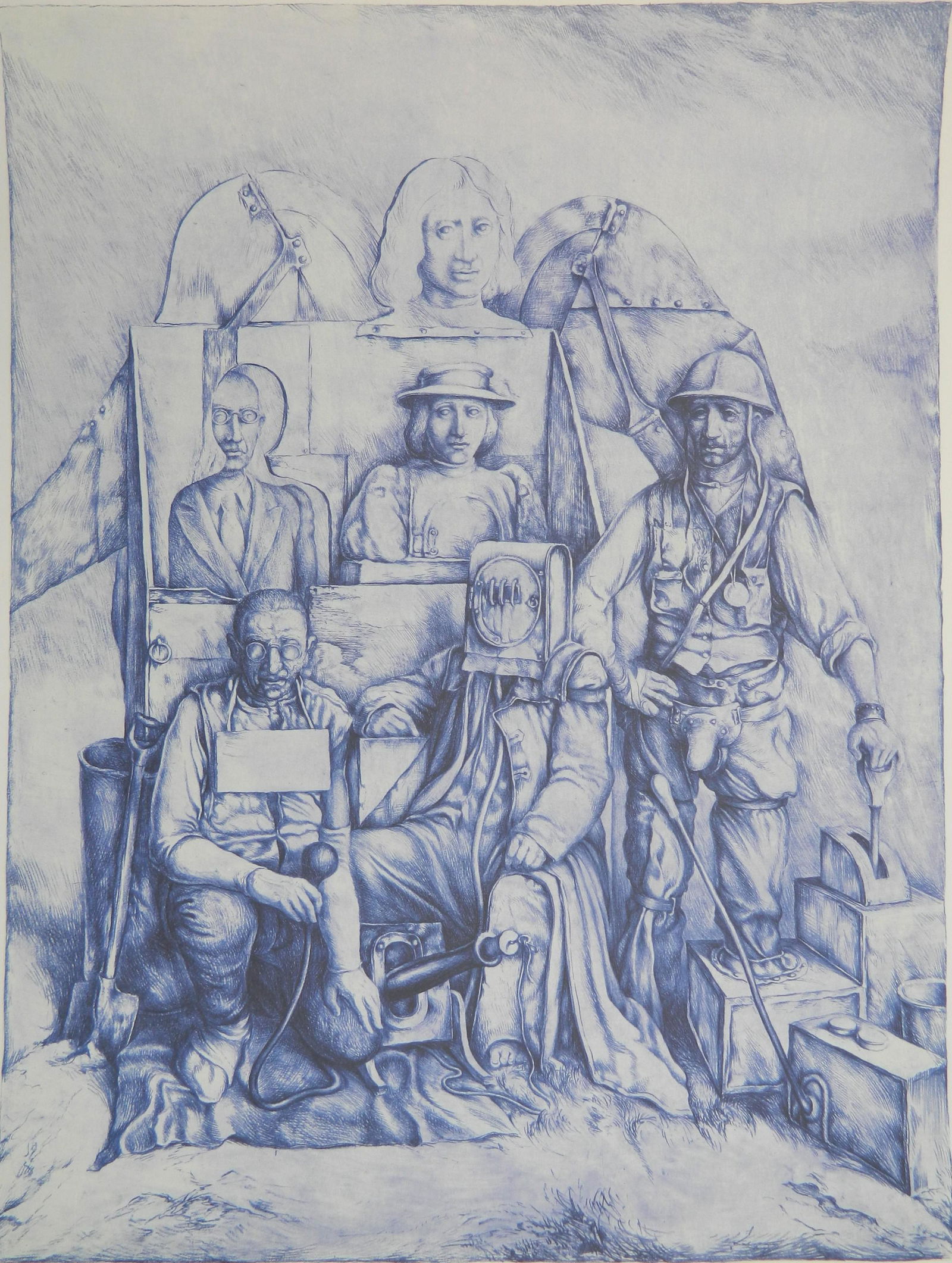 Samuel Bak lithograph (1 of 4)