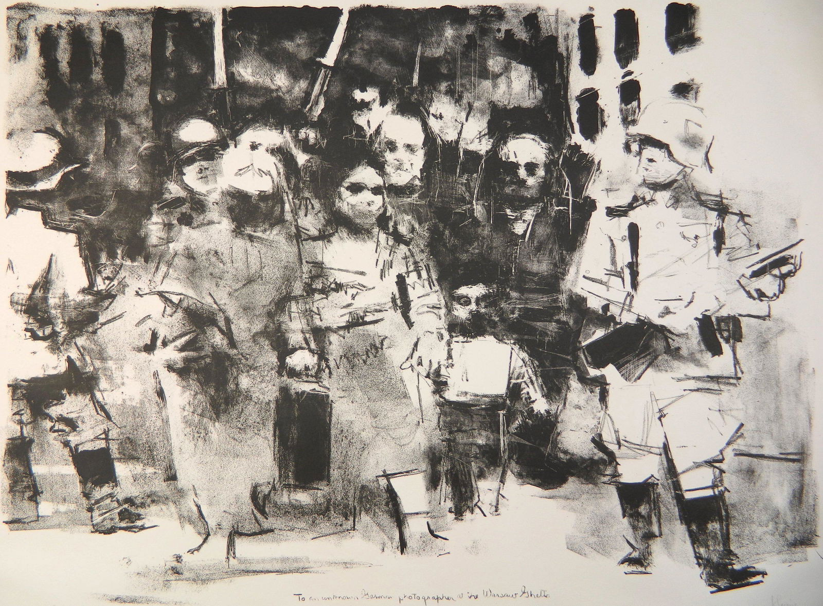 Jack Levine lithograph (1 of 4)