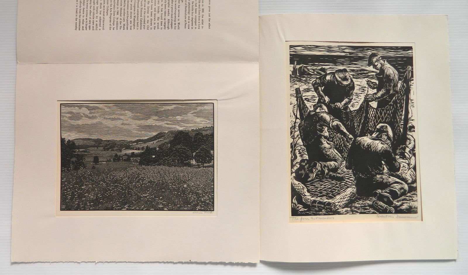 2 Woodcut Society publication prints (1 of 6)