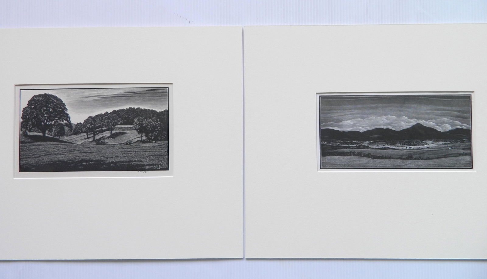 2 Asa Cheffetz wood engravings (1 of 6)