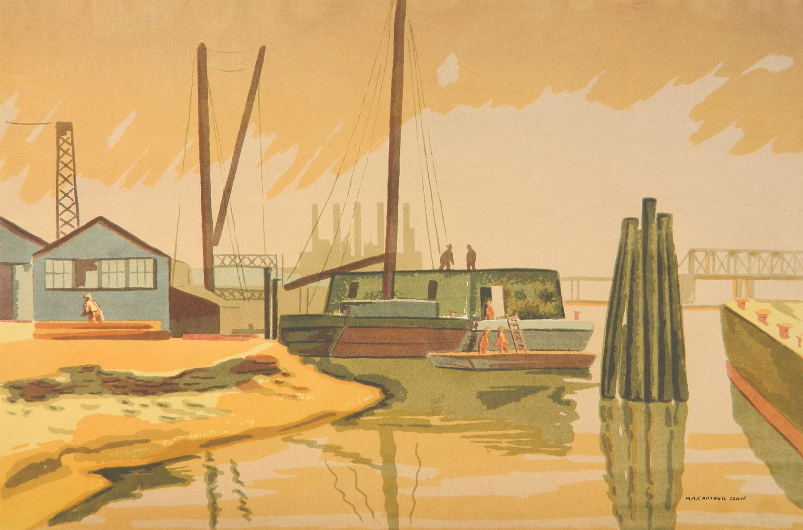 Max Arthur Cohn silkscreen (1 of 4)