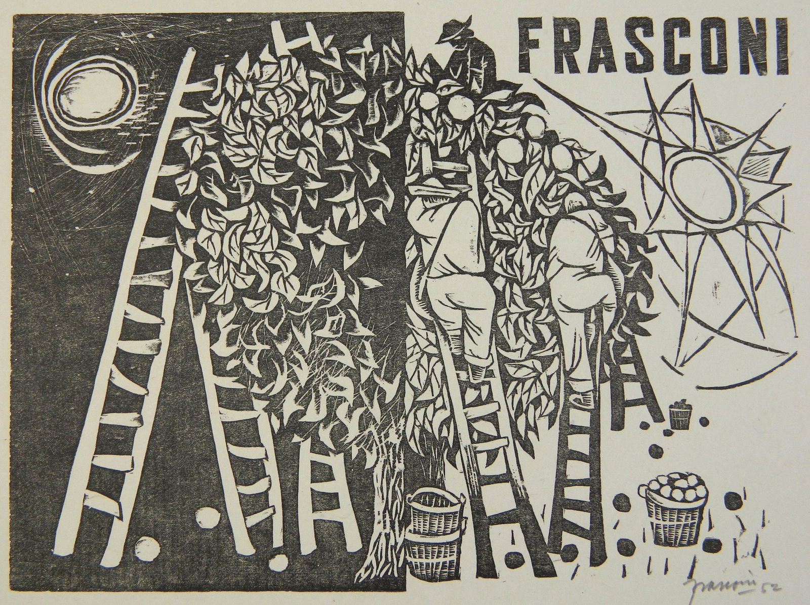 Antonio Frasconi woodcut (1 of 5)