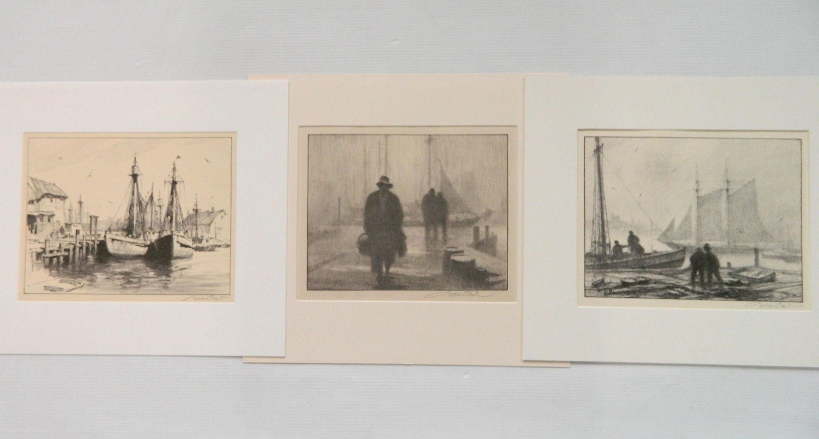 3 Gordon Grant lithographs (1 of 6)