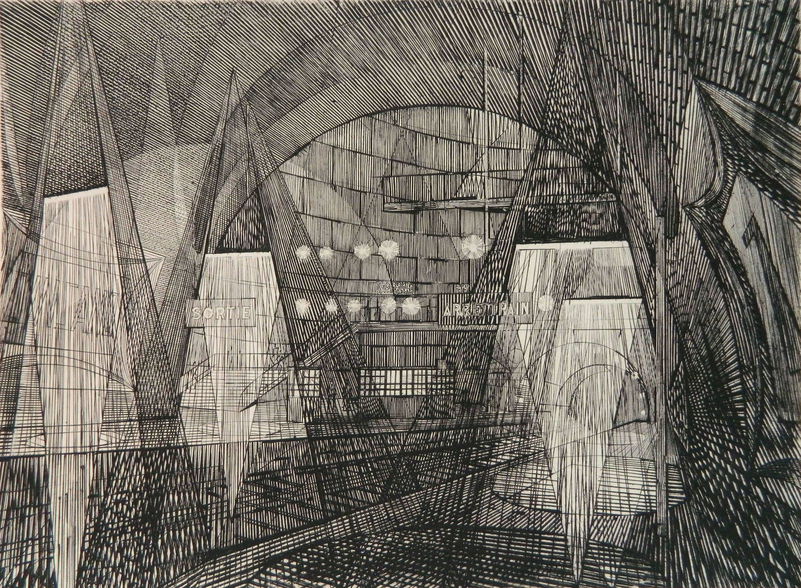 Armin Landeck copper engraving (1 of 4)