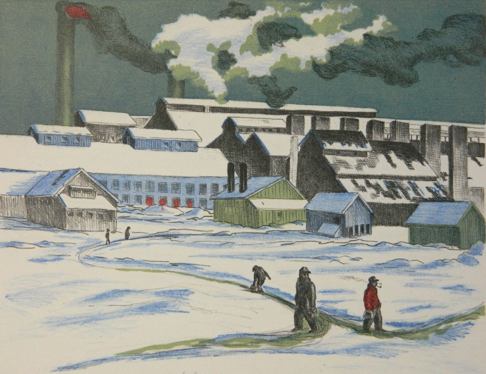 Duard Marshall lithograph (1 of 4)