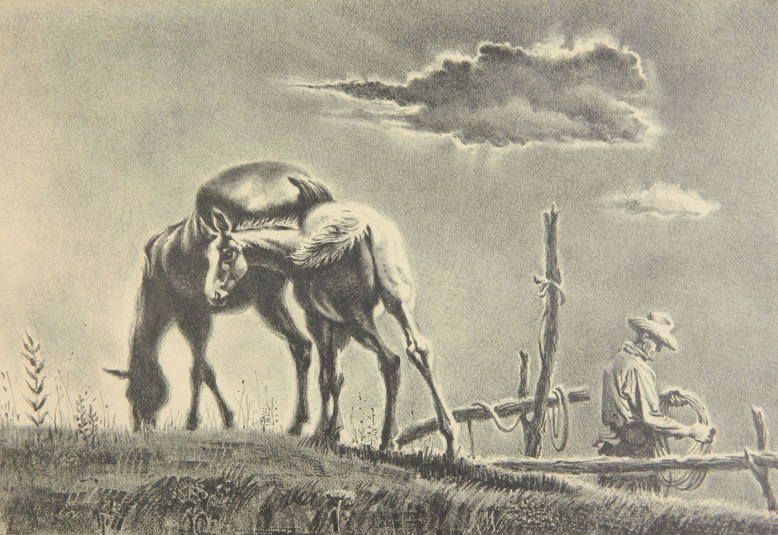 Georges Schreiber lithograph (1 of 5)