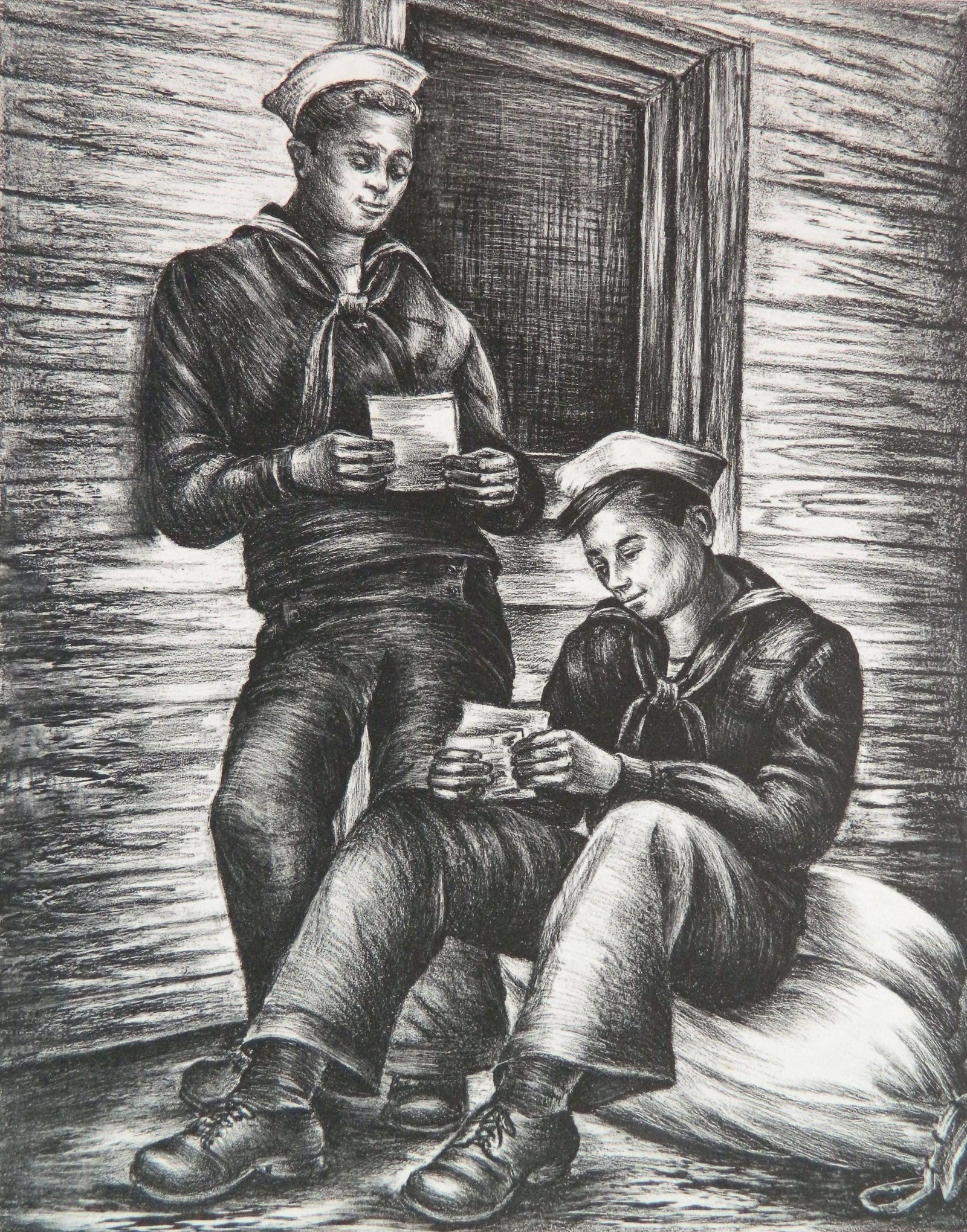 Burr Singer lithograph (1 of 4)