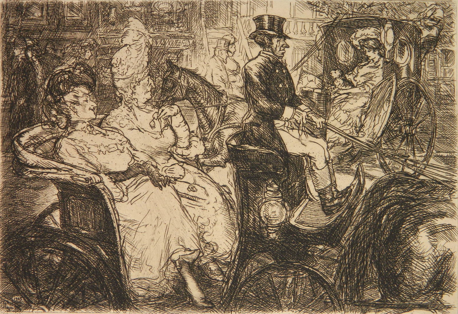 John Sloan etching (1 of 3)