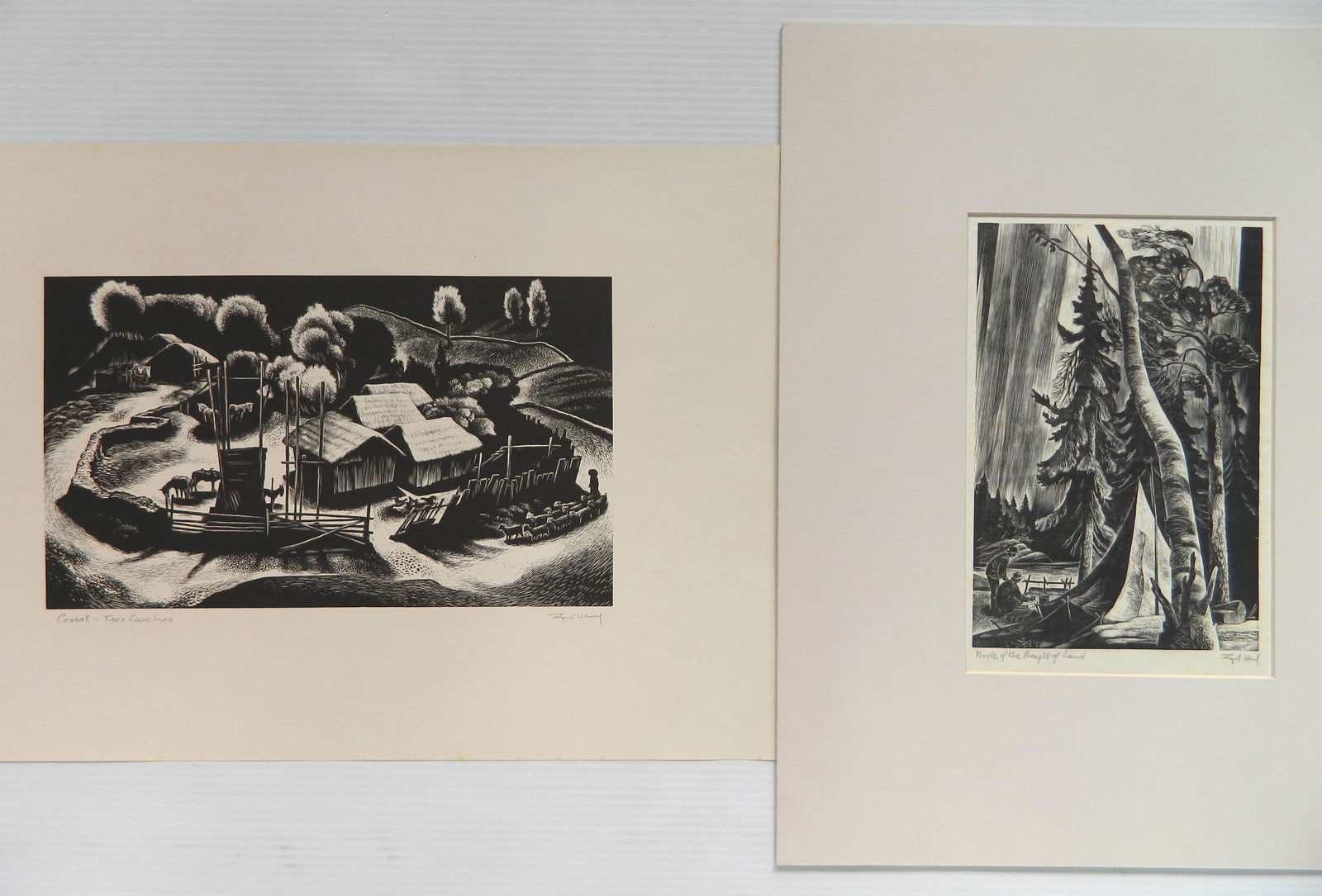 2 Lynd Ward wood engravings (1 of 7)