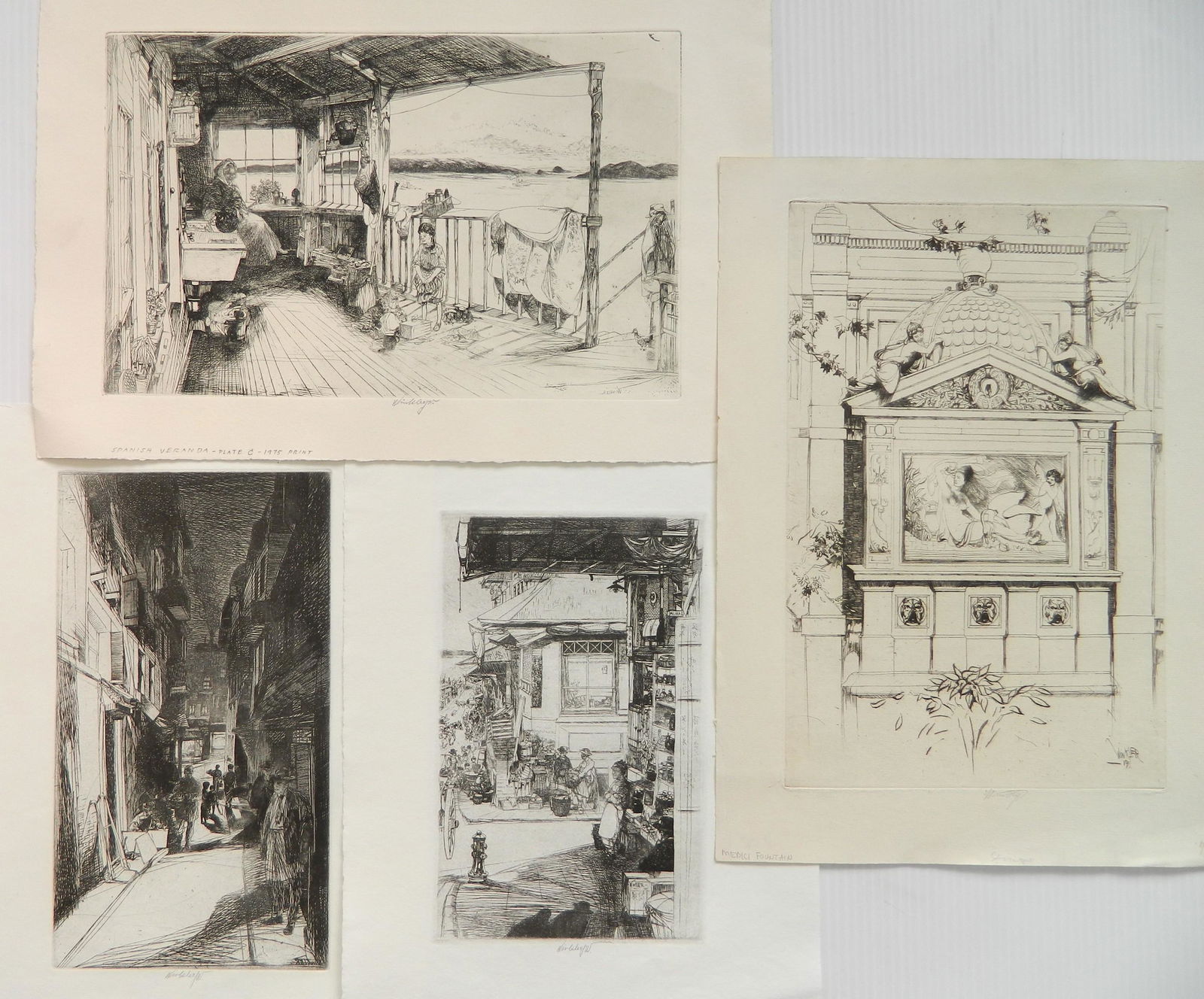 4 John Winkler etchings (1 of 7)