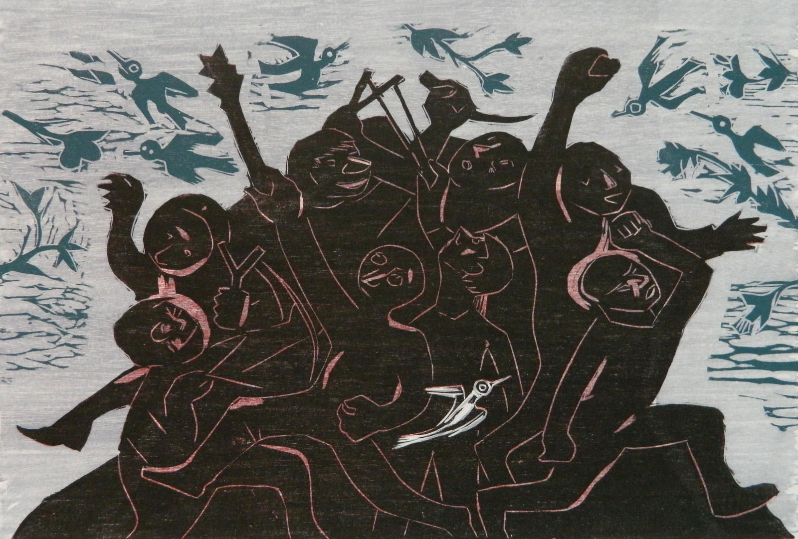 Francisco Amighetti woodcut (1 of 4)