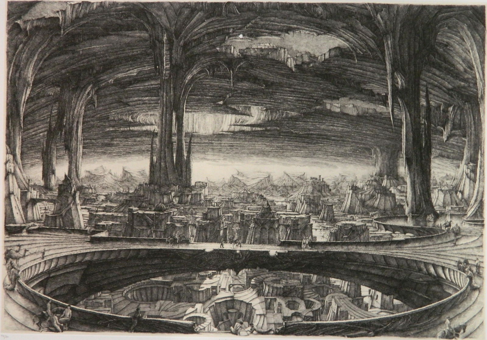 Erik Desmazieres etching (1 of 3)