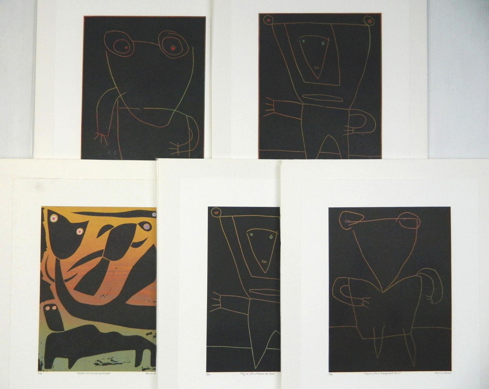 5 Marvin Jones relief prints (1 of 7)