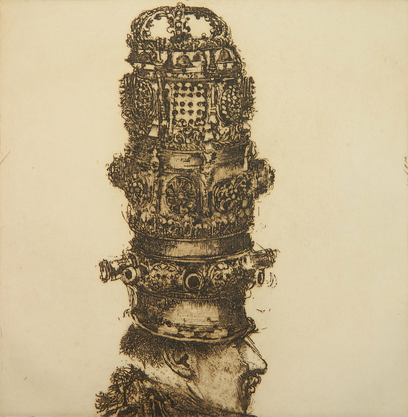 Harvey Breverman etching (1 of 4)