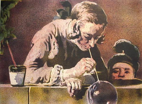 John Clem Clarke lithograph in colors: John Clem Clarke- The Glass Blower- lithograph in colors, signed and numbered 81/90 in pencil verso, very good condition. 21 3/4 x 30''