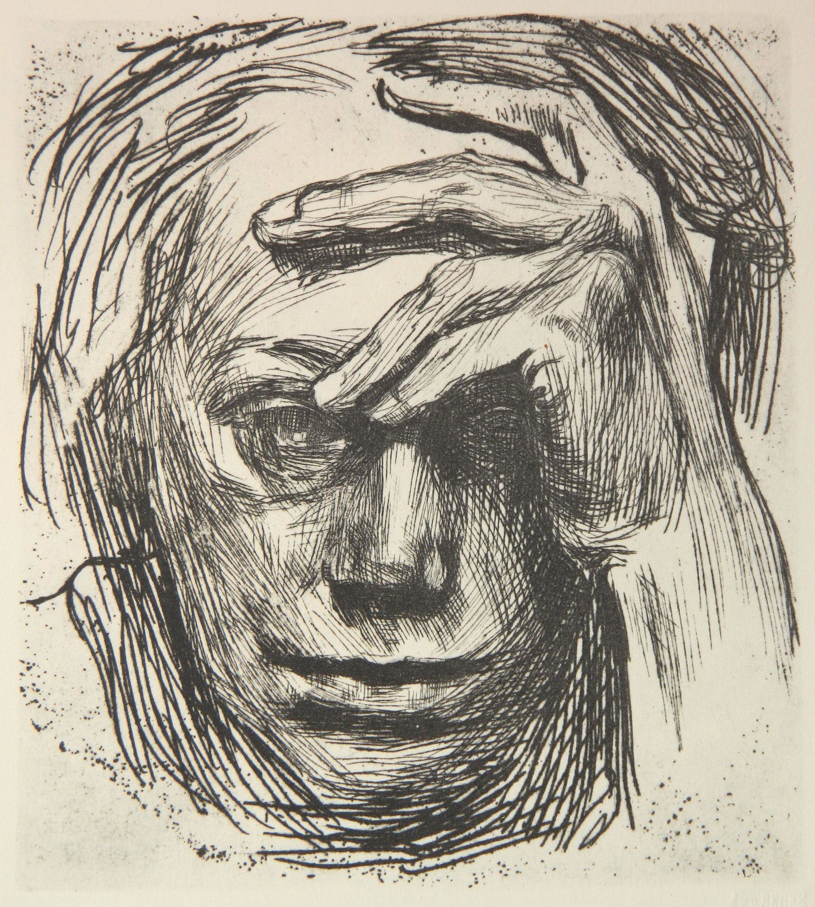 Kathe Kollwitz etching (1 of 3)