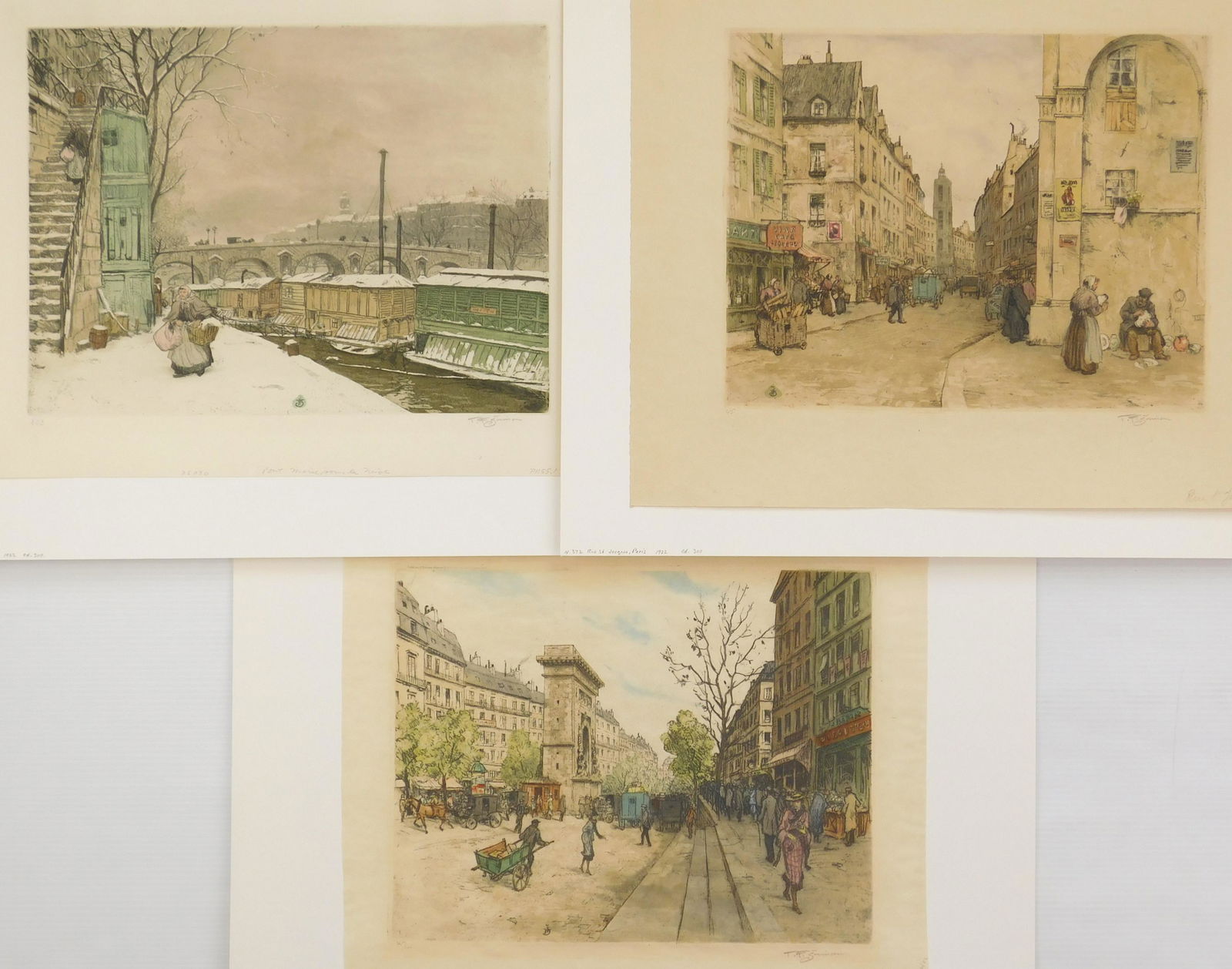 3 Tavik F. Simon etchings (1 of 10)