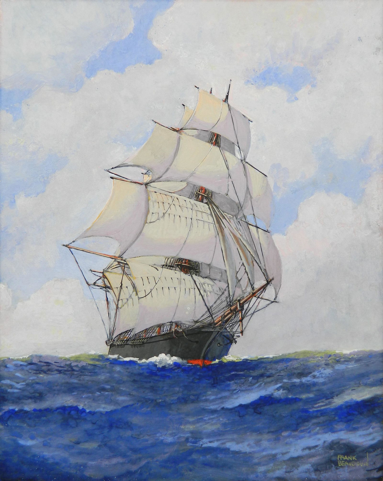 Frank Beaudouin gouache (1 of 4)