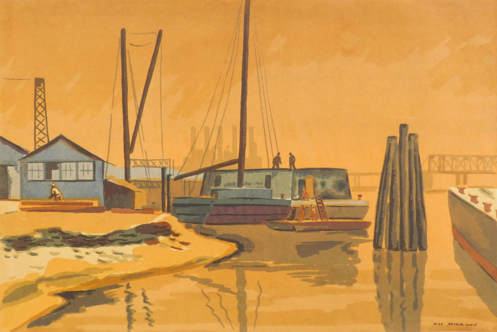 Max Arthur Cohn serigraph (1 of 4)