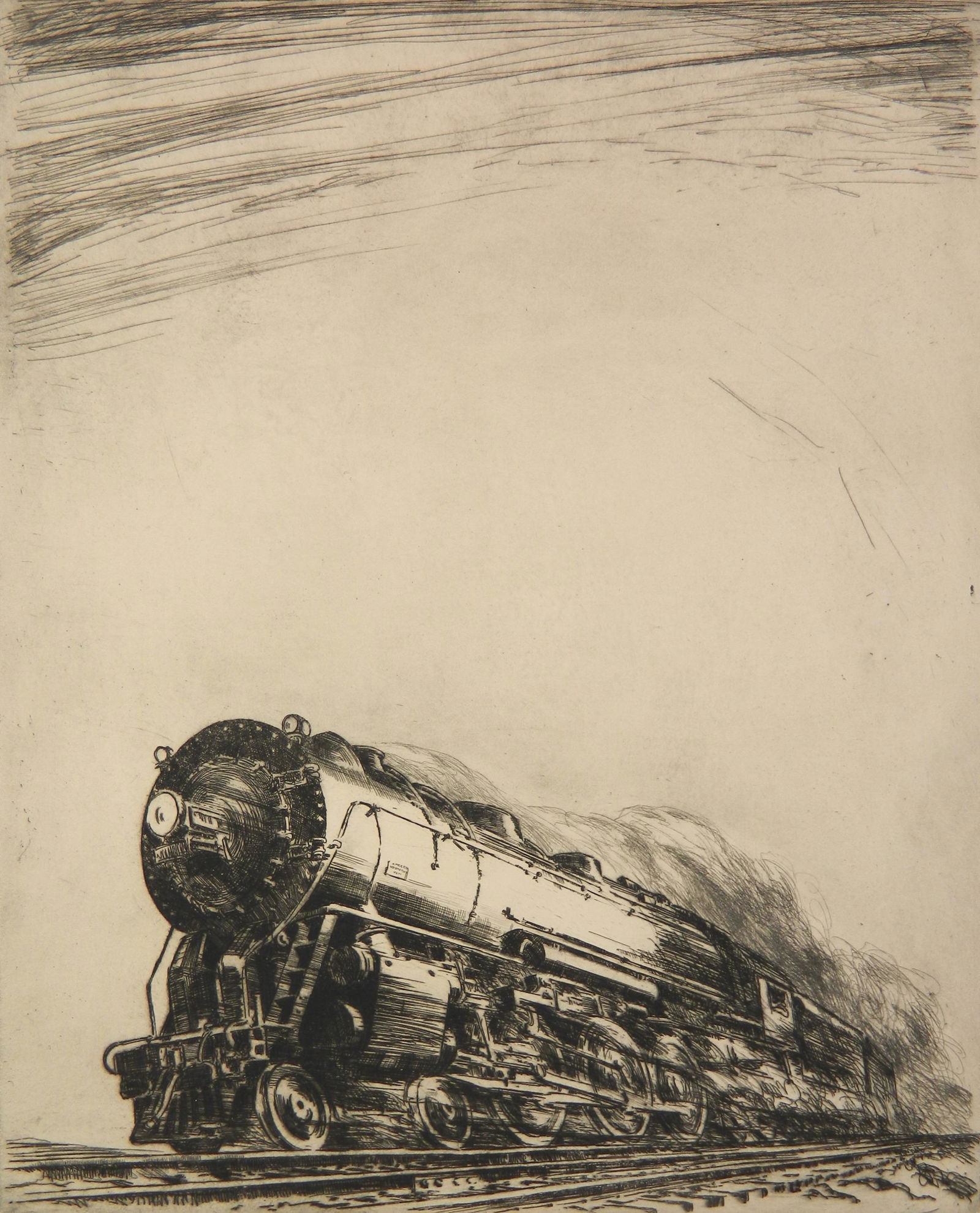 Otto Kuhler etching (1 of 4)