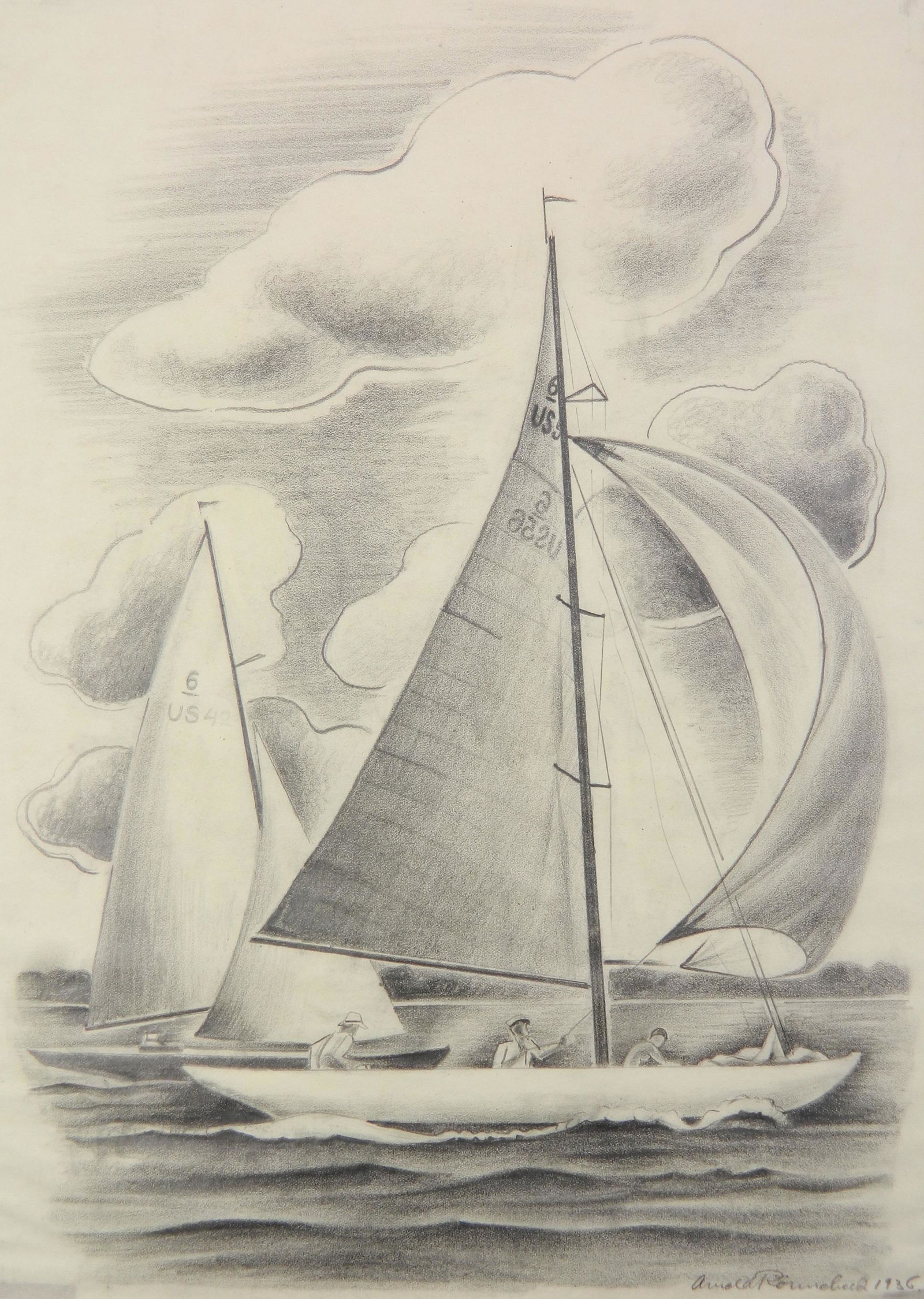 Arnold Ronnebeck graphite (1 of 4)