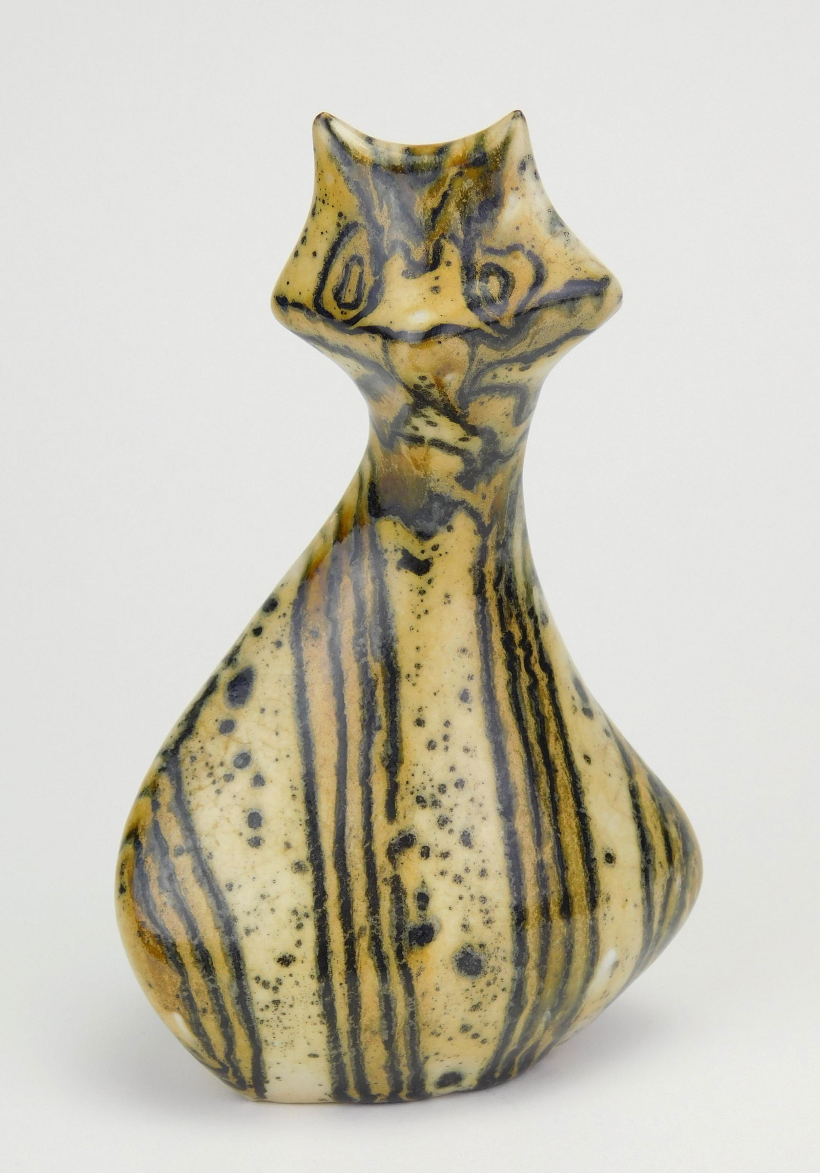 Howard Kottler ceramic sculpture: Howard Kottler (American 1930-1989)- Cat- ceramic sculpture, 1956, very good condition. 7 1/2''h Exhibited: The 37th Annual May Show, Cleveland Museum of Art, Cleveland OH 1946 Provenance: Private col