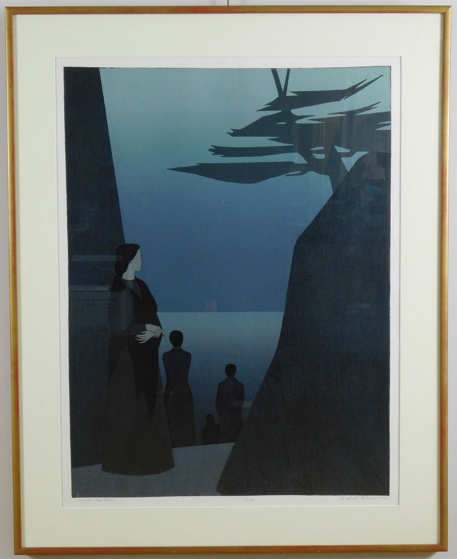 Will Barnet lithograph (1 of 4)