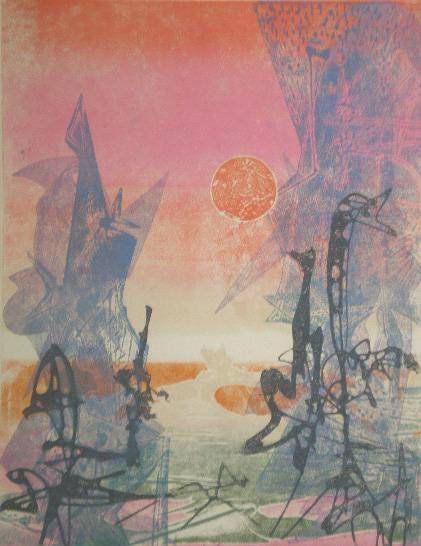 Boris Margo 12 cellocuts: Boris Margo (American 1902-1995)- ''Months''- set of 12 cellocuts in colors, 1949, all signed, dated, titled and numbered 10/20 in pencil, each have some masking tape hinges, otherwise very good condi