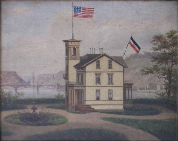19th c. American School oil
