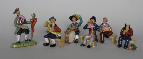 Austrian glazed ceramic sculptures