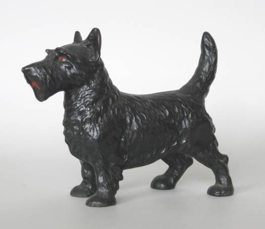 Cast iron Scottie dog door stop