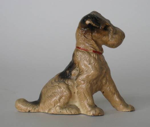 2 Cast iron Terrier figurines - 3