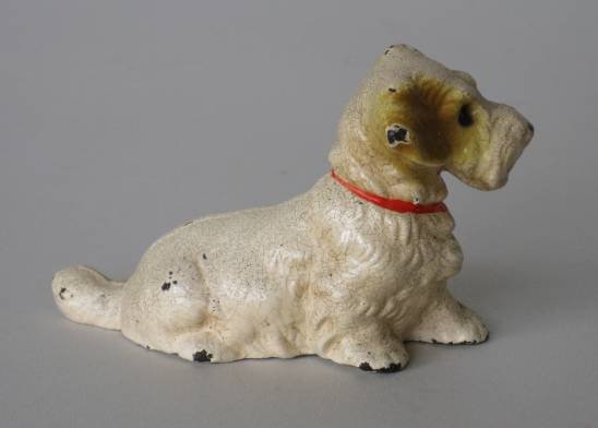 2 Cast iron Terrier figurines - 5