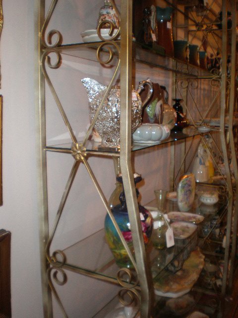 Pair of Wrought iron display stands - 4