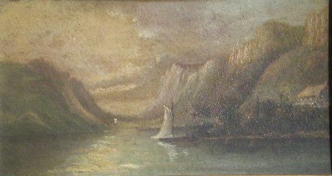 19th c. American School oil