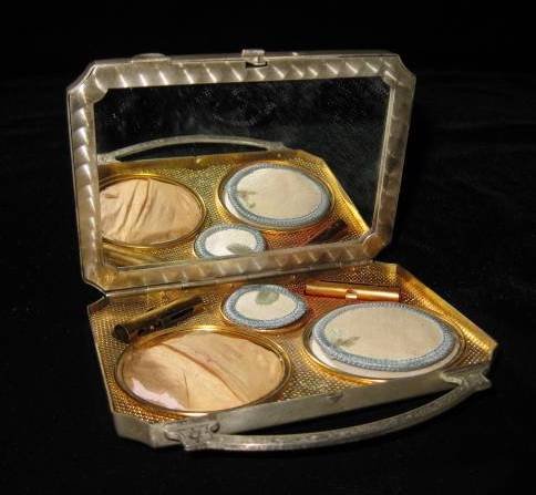 1920's silver Minaudiere - 3