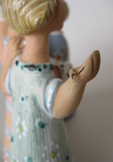 4 20th c. Hungarian ceramic figures - 8