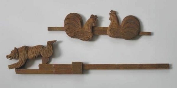 8 20th c. Russian wooden toys - 2