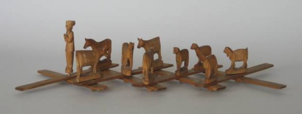 8 20th c. Russian wooden toys - 7