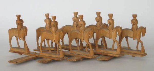 8 20th c. Russian wooden toys - 8