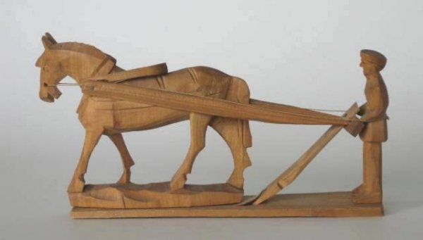 9 Early 20th c. Russian wooden toys - 4