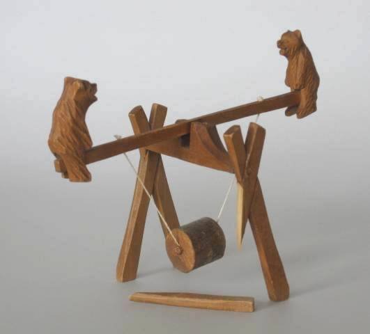 9 Early 20th c. Russian wooden toys - 6