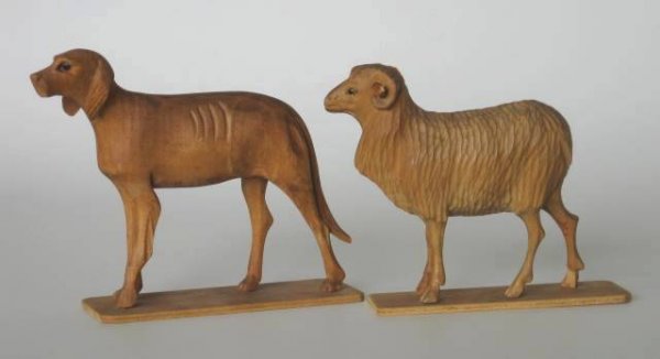 16 Early 20th c. Russian wood animals - 4