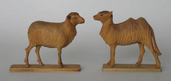 16 Early 20th c. Russian wood animals - 6