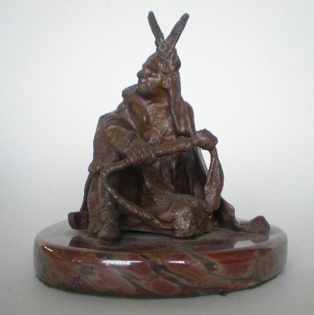 after Carl Kauba bronze sculpture