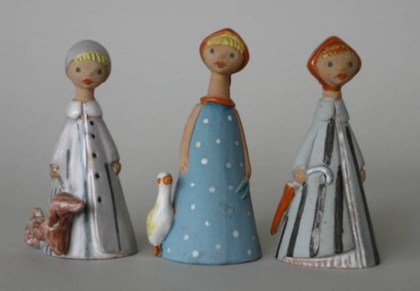 7 Hungarian ceramic figures - 4