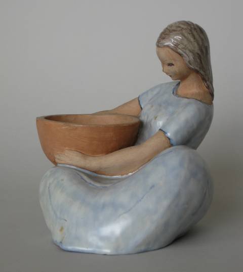 3 Anna Berkowitz ceramic figures - 2